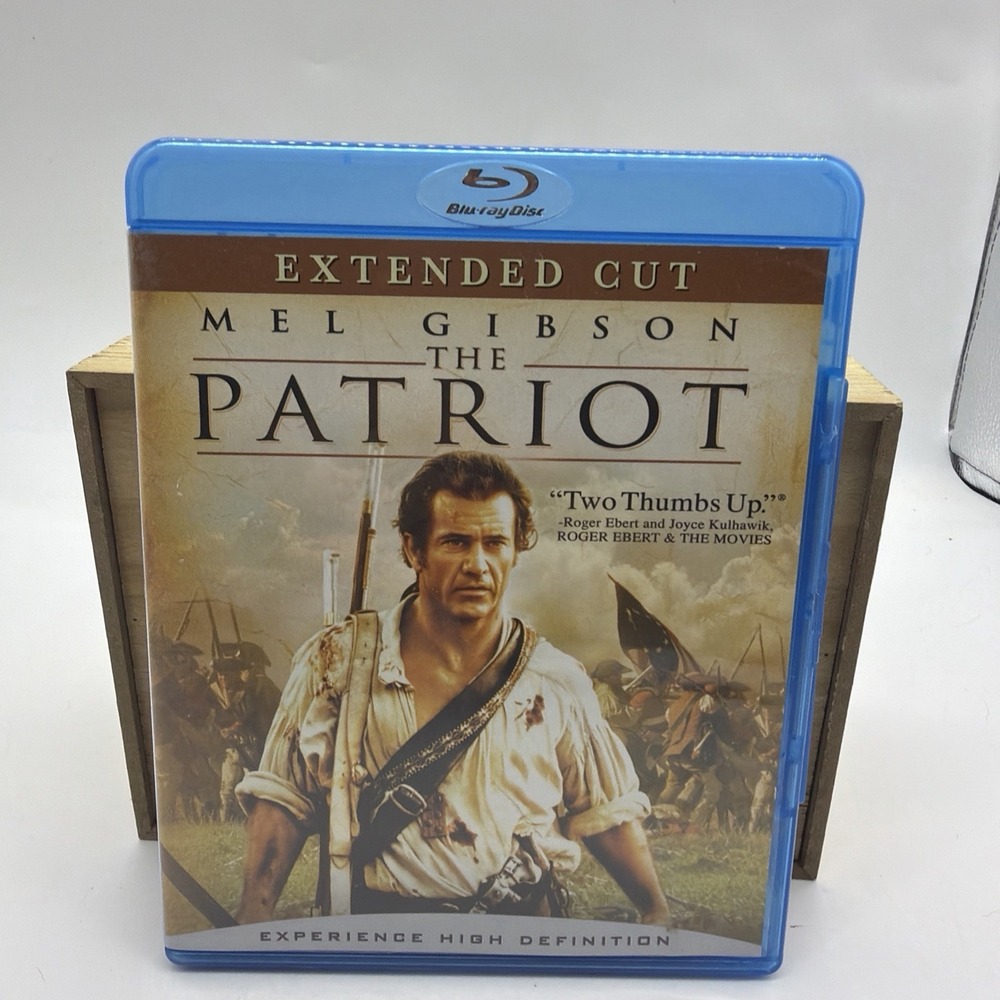 The Patriot Extended Cut Blu-ray 2000 Mel Gibson Sony Pictures War Drama R